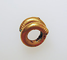 Earring or spiral, Gold, bronze, Cypriot