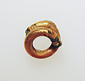 Earring or spiral, Gold, bronze, Cypriot