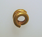 Earring or spiral, Gold, bronze, Cypriot