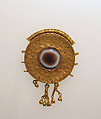 Pendant disc with bells, Gold, Cypriot