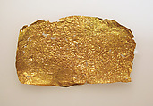 Frontlet of gold leaf, Gold