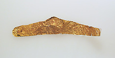 Frontlet of gold leaf, Gold