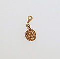 Pendant in the form of a Gorgoneion eye charm, Gold