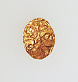 Roundel, disk with coin impressions, Gold