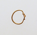 Earring-loop type, Gold