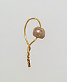 Pendant with pearl, Gold, pearl