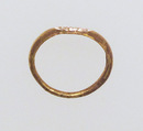 Gold ring with inscribed bezel, Gold, Roman