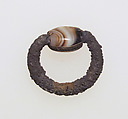 Ring with scaraboid, Silver, agate, Cypriot
