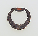 Ring with scarab, Bronze, sard, Phoenician