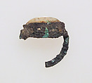 Ring with scaraboid, Silver, rock crystal