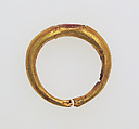 Ring with sard, Gold, sard