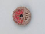 Disc, Unidentified material, possible faience