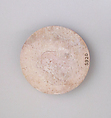 Ivory disk of a pyxis, Hippoptomus ivory, Cypriot