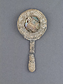 Glass mirror with lead frame, Lead, Glass, Roman