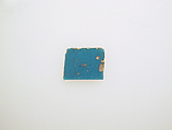 Glass monochrome inlay fragment, Glass, Roman