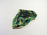Glass mosaic fragment, Glass, Roman