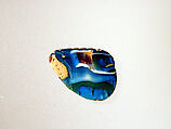 Glass mosaic fragment, Glass, Roman