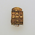 Earring, baule type, Gold, Etruscan
