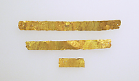 Wreath fillet, funerary, Gold, Greek or Roman