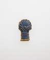 Bead ornament with lapis lazuli, Gold, Lapis lazuli, Roman