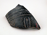 Vase fragment, Terracotta, Etruscan