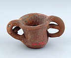 Cup, miniature, Terracotta, Etruscan