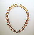 Bead pendant, with lotus flowers, Gold, Cypriot