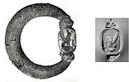 Silver swivel ring with sard scarab, Silver, sard, Cypriot