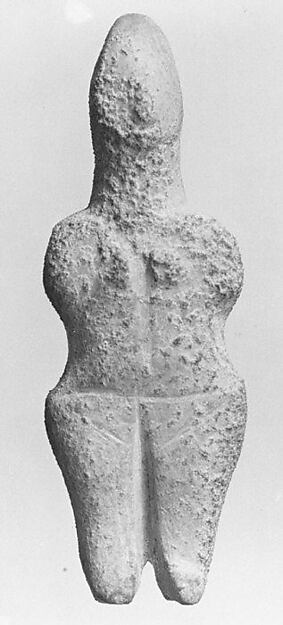 Marble female figure, 3200–2700 BCE