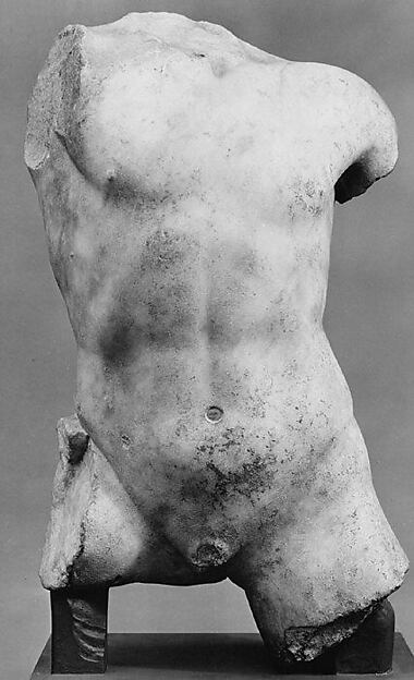 Marble torso of a boy, 1st or 2nd century CE