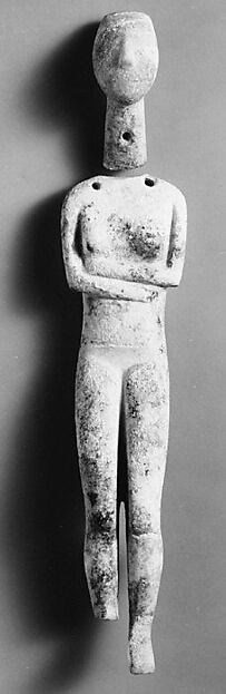Marble female figure, 2700–2500 BCE