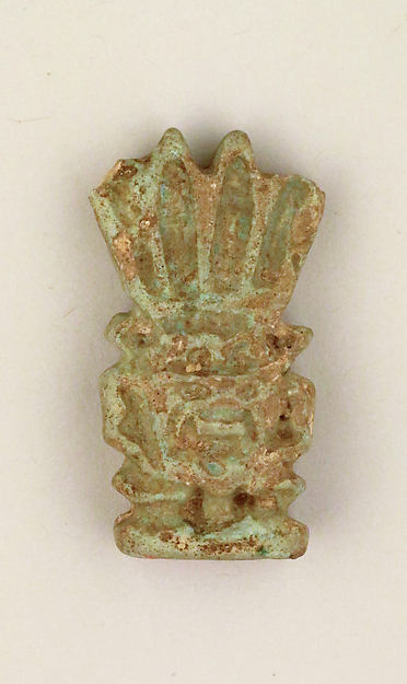 Faience amulet of Bes image