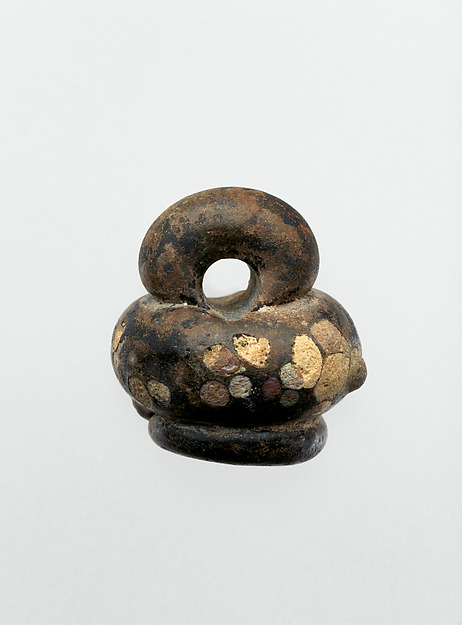 Glass pendant in the form of a miniature jar by an unrecorded maker, The Metropolitan Museum of Art