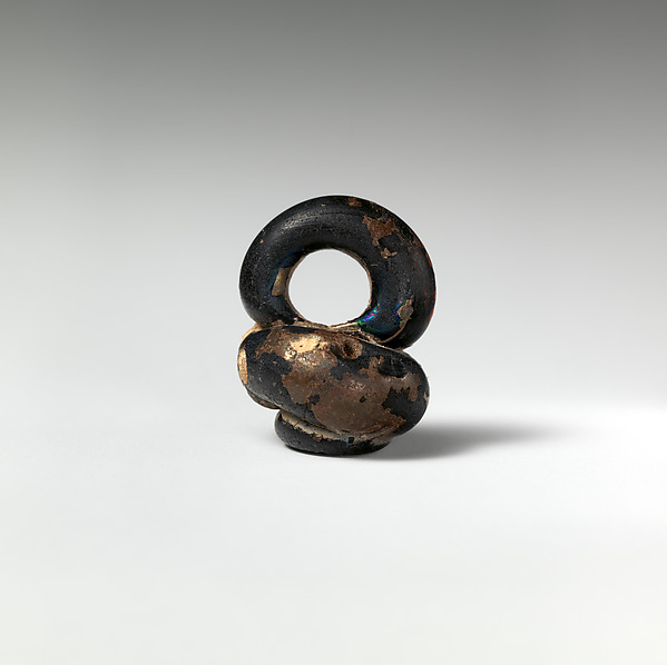 Glass pendant in the form of a miniature jar by an unrecorded maker, The Metropolitan Museum of Art