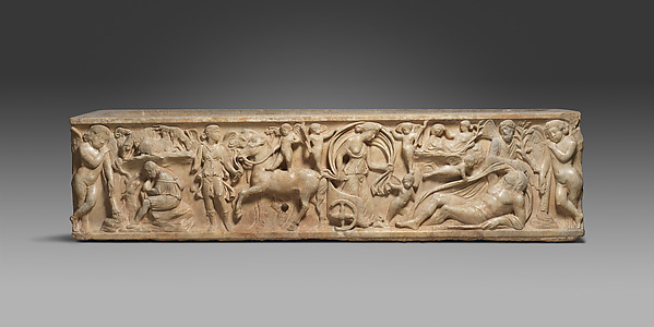 Marble sarcophagus with the myth of Endymion by an unrecorded maker, The Metropolitan Museum of Art