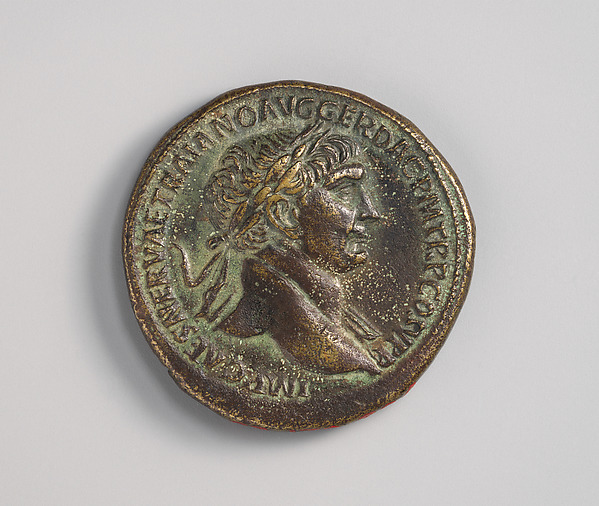 Bronze sestertius of Trajan