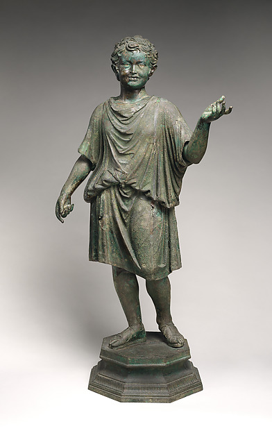 Bronze statue of a camillus (acolyte)