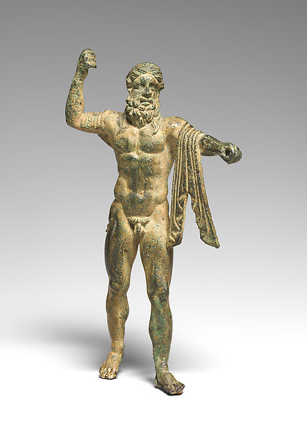 Bronze statuette of Neptune