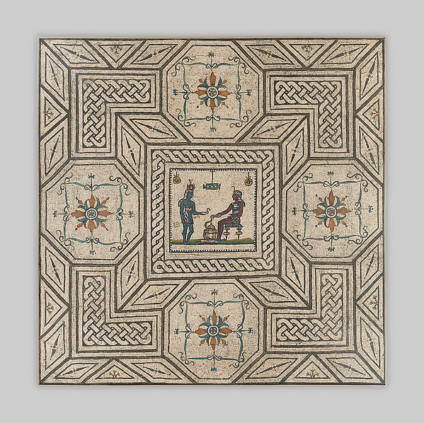 Mosaic floor with Egyptianizing scene by an unrecorded maker, The Metropolitan Museum of Art