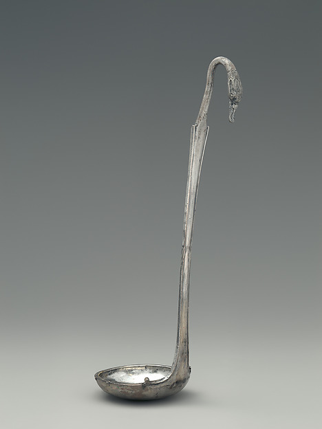 Silver kyathos (cup-shaped ladle) by an unrecorded maker, The Metropolitan Museum of Art