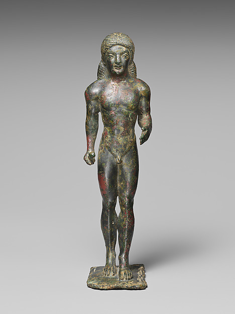 Bronze statuette of a nude youth by an unrecorded maker, The Metropolitan Museum of Art