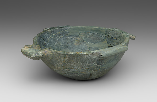 Chlorite spouted bowl with flanges by an unrecorded maker, The Metropolitan Museum of Art