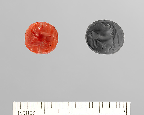 Chalcedony Lentoid by an unrecorded maker, The Metropolitan Museum of Art