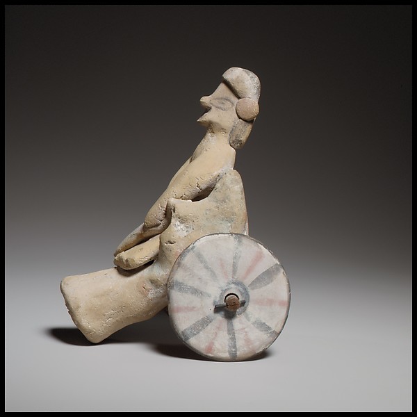 Model of a cart with a human figure by an unrecorded maker, The Metropolitan Museum of Art