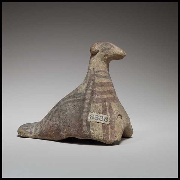 Seated bird figurine by an unrecorded maker, The Metropolitan Museum of Art