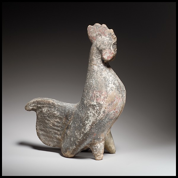 Rooster figurine, early 5th century BCE