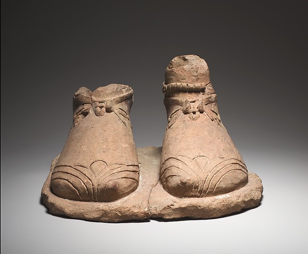 Feet on a plinth by an unrecorded maker, The Metropolitan Museum of Art