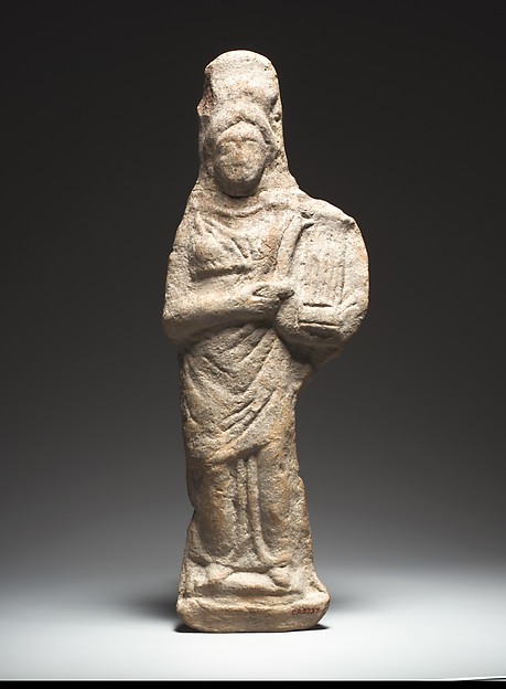 Standing female kithara player by an unrecorded maker, The Metropolitan Museum of Art