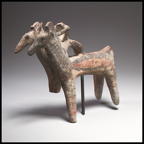 Horse and rider by an unrecorded maker, The Metropolitan Museum of Art