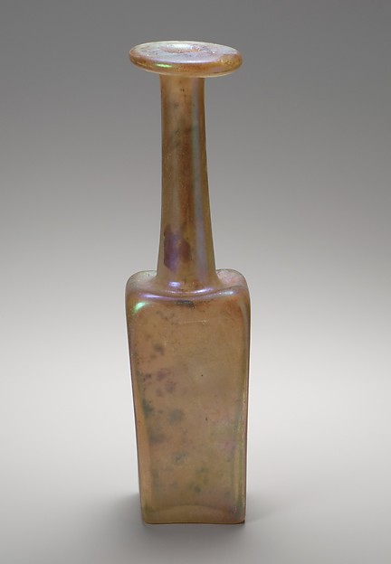 Glass 'Mercury' bottle